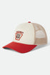 Brixton Lost In Reality Np Mp Trucker Hat - Whitecap / Adrenaline Rush - Streetart.fr