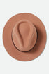 Brixton Messer Fedora Hat - Italian Clay - Streetart.fr