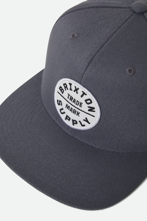 Brixton Oath Iii Snapback Cap - Future Grey - Streetart.fr