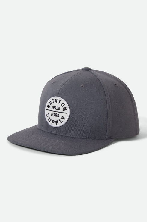 Brixton Oath Iii Snapback Cap - Future Grey - Streetart.fr
