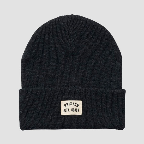 Brixton Union Watch Cap Beanie Black — bonnet