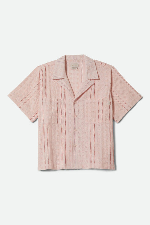 Brixton Womens Paradise Lounge S/S - Chalk Pink - Streetart.fr
