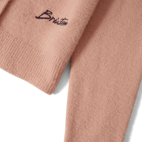 Brixton Womens Town Cardigan Sweat - Mellow Rose - Streetart.fr