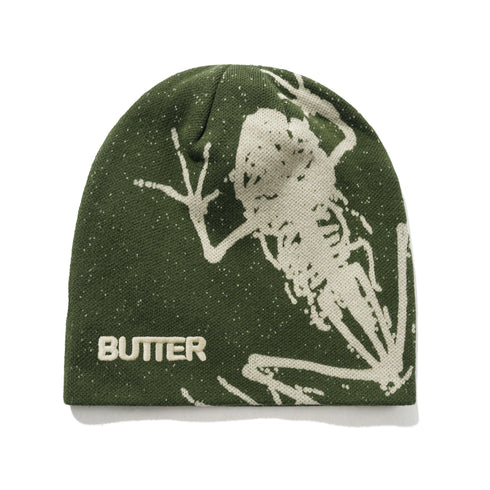 Butter Amphibian Skully Beanie - Army - Streetart.fr