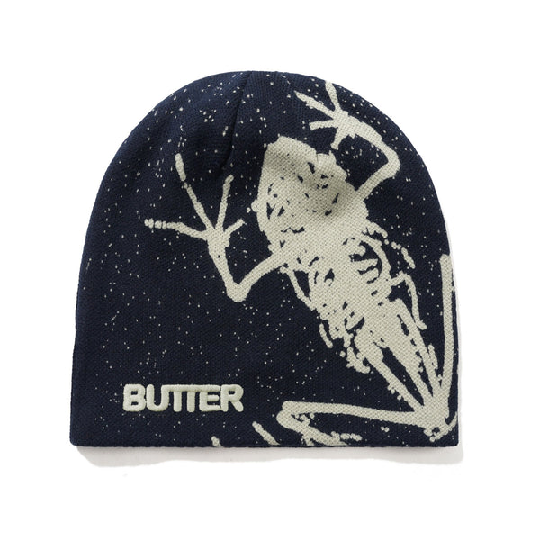 Butter Amphibian Skully Beanie - Midnight - Streetart.fr