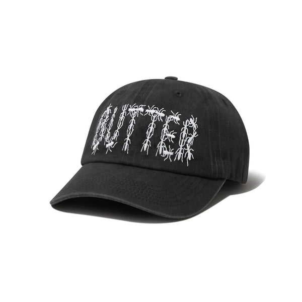 Butter Ants 6 Panel Cap - Washed Black - Streetart.fr