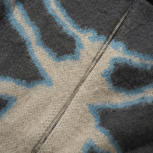 Butter Beetle Zip - Thru Sweater Sweatshirt - Black - Streetart.fr