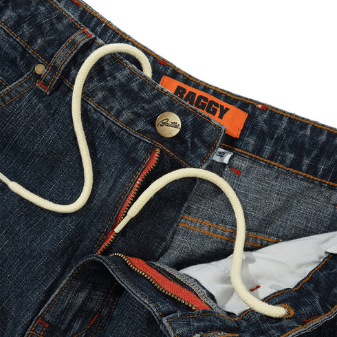 Butter Blotch Denim Jeans Pantalon - Streaky Blue - Streetart.fr