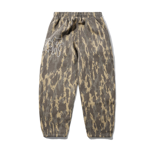 Butter Blotch Fleece Pant Pantalon - Washed Camo - Streetart.fr
