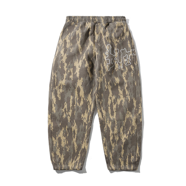 Butter Blotch Fleece Pant Pantalon - Washed Camo - Streetart.fr