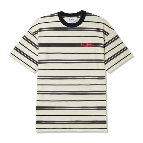 Butter Bryce Stripe T - Shirt - White - Streetart.fr