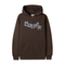 Butter Edge Applique Zip - Thru Hood Sweat A Capuche Zip - Brown - Streetart.fr