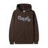 Butter Edge Applique Zip - Thru Hood Sweat A Capuche Zip - Brown - Streetart.fr
