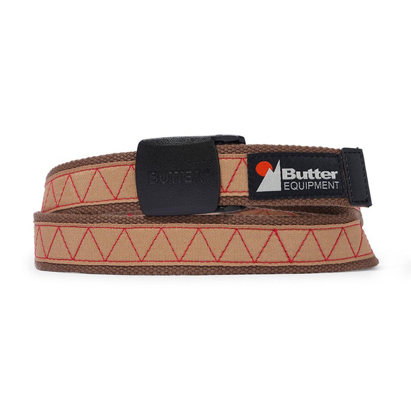 Butter Equipment Woven Belt Ceinture - Brown - Streetart.fr