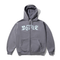 Butter Eruption Zip - Thru Hood Sweat A Capuche Zip - Denim - Streetart.fr