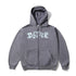 Butter Eruption Zip - Thru Hood Sweat A Capuche Zip - Denim - Streetart.fr