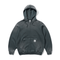 Butter Faded Waffle Zip-Thru Hood - Washed Sage - Streetart.fr