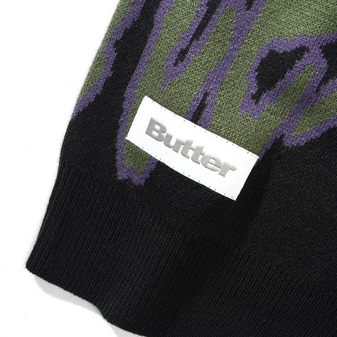 Butter Frenzy Knit Sweater - Black - Streetart.fr