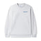 Butter Goods Internationale Embroidered Crewneck Sweatshirt - Ash - Streetart.fr