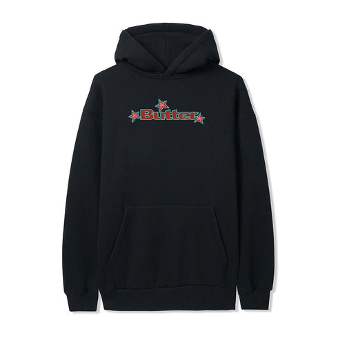 Butter Goods Star Logo Pullover Hoodie - Black - Streetart.fr