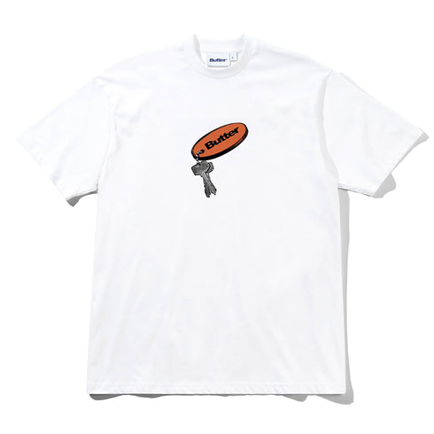 Butter Key Chain T-Shirt - White - Streetart.fr