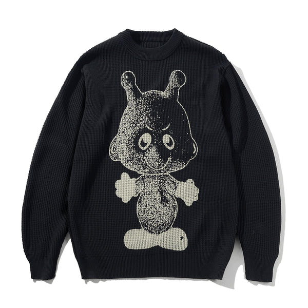Butter Newcomer Reversible Knit Sweater Sweatshirt - Black - Streetart.fr