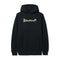 Butter Quest Logo Denim Applique Pullover Hood Sweat A Capuche - Black - Streetart.fr