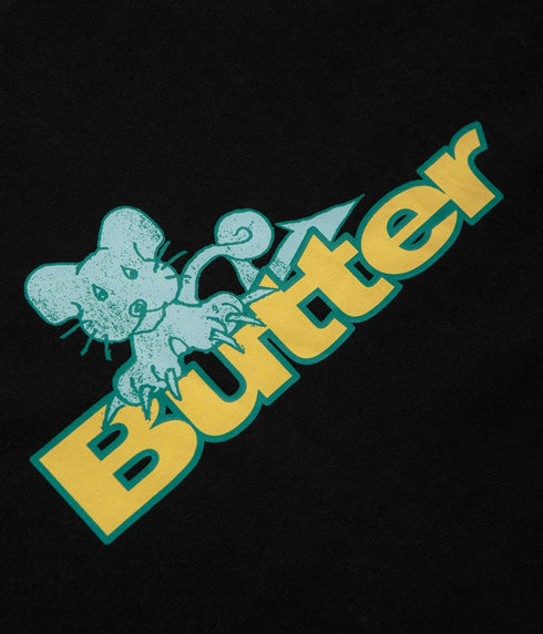 Butter Rat Logo - Black - Streetart.fr