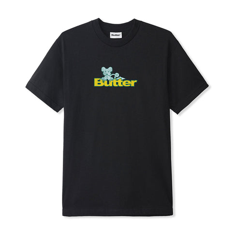 Butter Rat Logo T-Shirt - Black - Streetart.fr