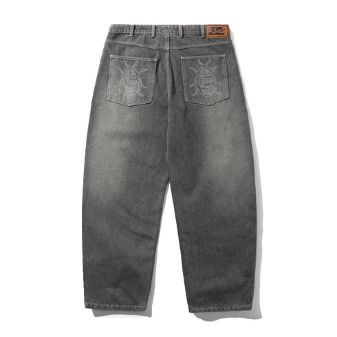 Butter Roach Denim Jeans Pantalon - Black Wash - Streetart.fr