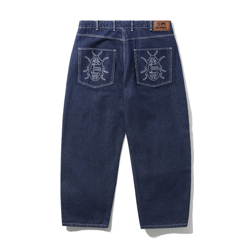 Butter Roach Denim Jeans Pantalon - Dark Indigo - Streetart.fr