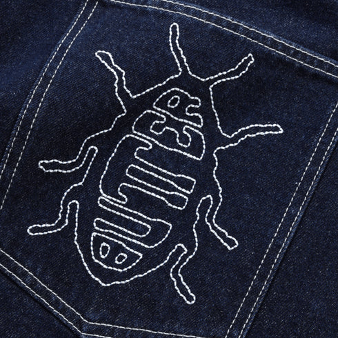 Butter Roach Denim Jeans Pantalon - Dark Indigo - Streetart.fr