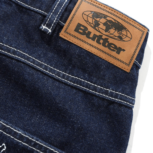 Butter Roach Denim Jeans Pantalon - Dark Indigo - Streetart.fr