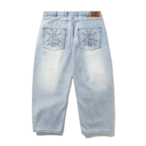Butter Roach Denim Jeans Pantalon - Distressed Indigo - Streetart.fr