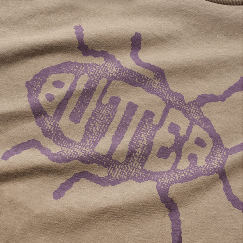 Butter Roach T-Shirt - Stone - Streetart.fr
