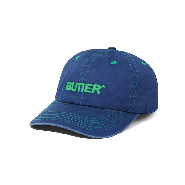Butter Rounded Logo 6 Panel Cap Casquette - Navy - Streetart.fr