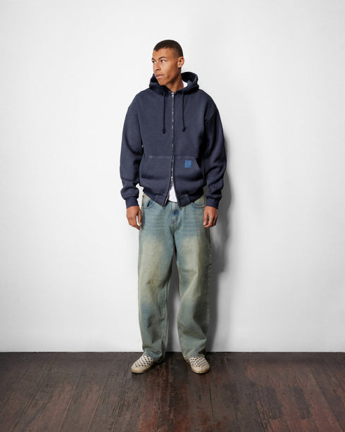 Butter Scorpion Stitch Denim Short - Tinted Light Blue - Streetart.fr