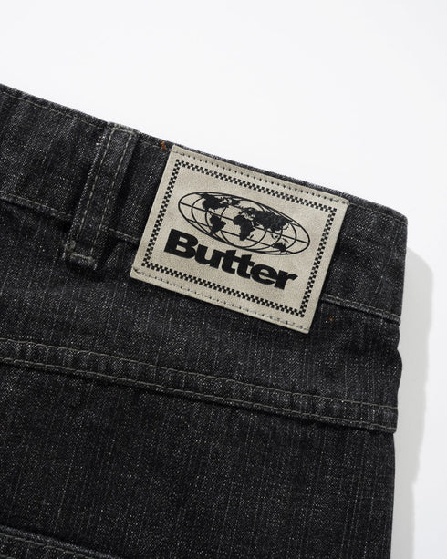 Butter Scorpion Stitch Denim - Slub Black - Streetart.fr