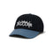 Butter Serif 5 Panel Cap - Black / Slate - Streetart.fr