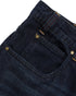 Butter Serif Baggy Denim Jeans - Worn Dark Indigo - Streetart.fr