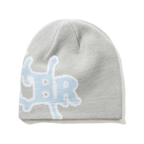 Butter Serif Skully Beanie - Grey - Streetart.fr