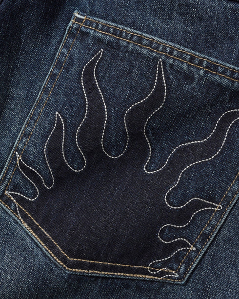 Butter Solar Fade Denim Jeans - Blue Tint Ripple - Streetart.fr