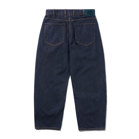 Butter Solar Fade Denim Jeans - Tinted Dark Indigo - Streetart.fr