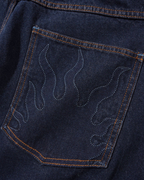 Butter Solar Fade Denim Jeans - Tinted Dark Indigo - Streetart.fr