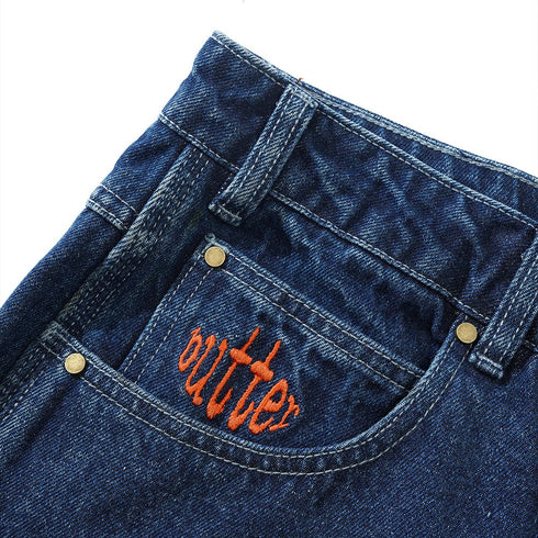 Butter Spider Denim Jeans Pantalon - Dark Indigo - Streetart.fr
