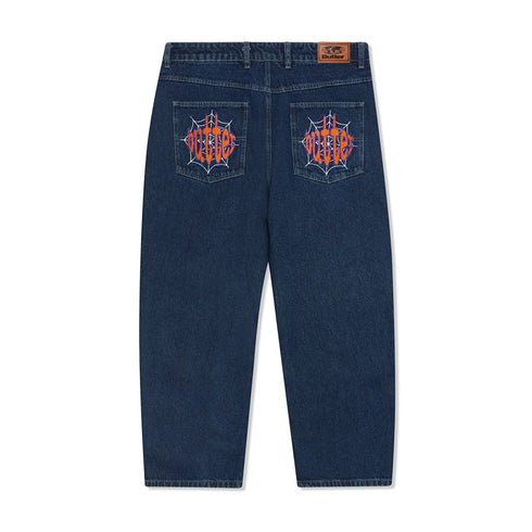 Butter Spider Denim Jeans Pantalon - Dark Indigo - Streetart.fr