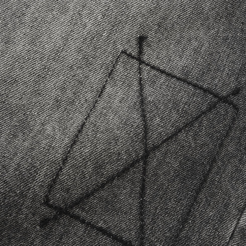 Butter Stitch Denim Jeans Pantalon - Distressed Grey - Streetart.fr