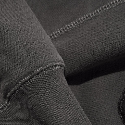 Butter Strech Zip-Thru Hood - Washed Black — vue 3
