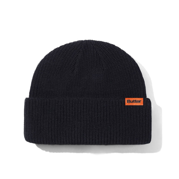 Butter Tall Wharfie Beanie - Black - Streetart.fr