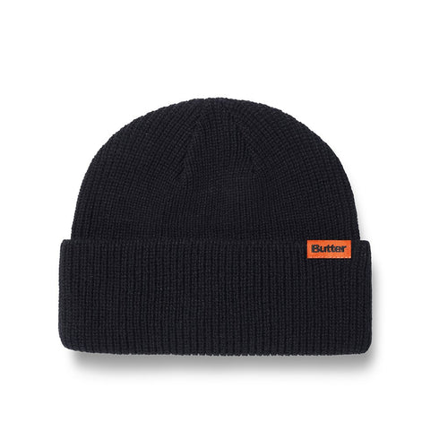 Butter Tall Wharfie Beanie Bonnet - Black - Streetart.fr